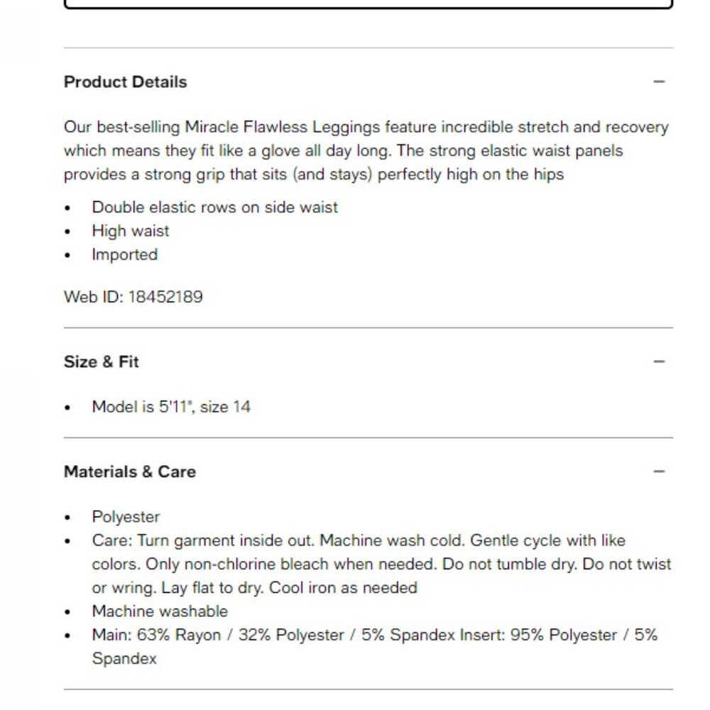 Eloquii Size 22 Plus Size Miracle Flawless Legging - image 4